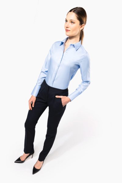 Chemise manches longues sans repassage femme – Image 5
