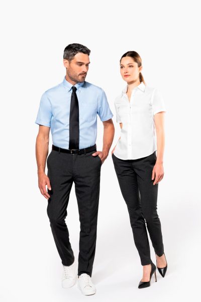 Chemise manches courtes sans repassage femme – Image 7