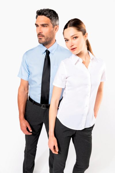 Chemise manches courtes sans repassage femme – Image 6