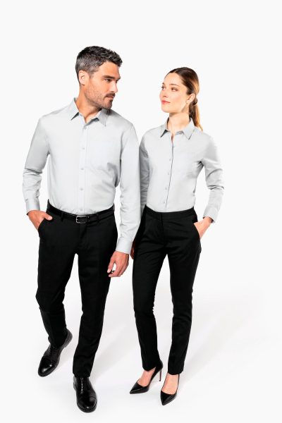 Chemise popeline manches longues femme – Image 7