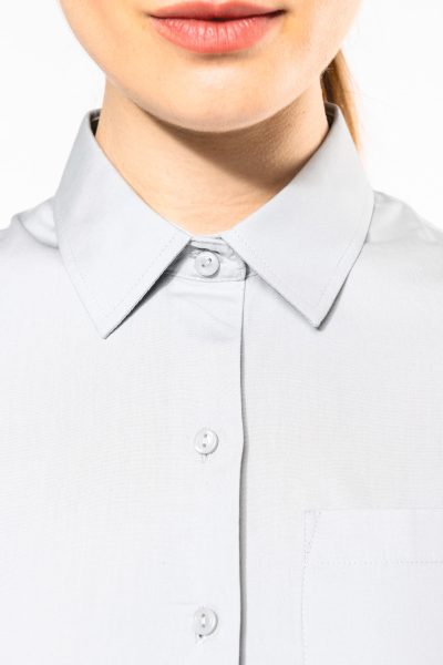 Chemise popeline manches longues femme – Image 8