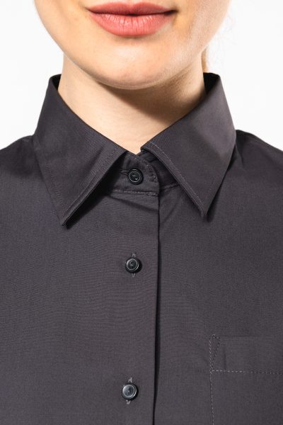 Chemise popeline manches courtes femme – Image 8