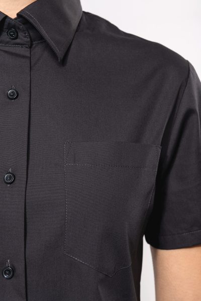 Chemise popeline manches courtes femme – Image 9