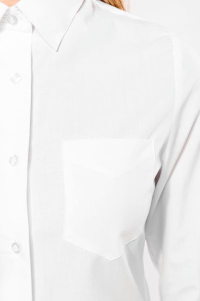 Chemise popeline polycoton manches 3/4 entretien facile femme – Image 7
