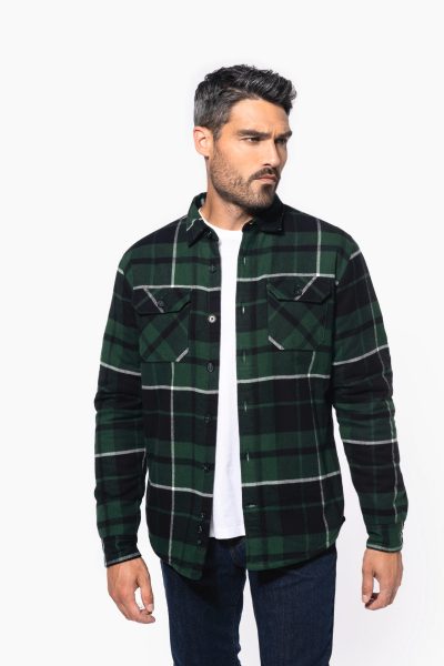 Surchemise à carreaux doublée sherpa homme – Image 13