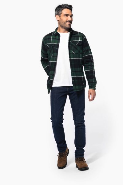 Surchemise à carreaux doublée sherpa homme – Image 15