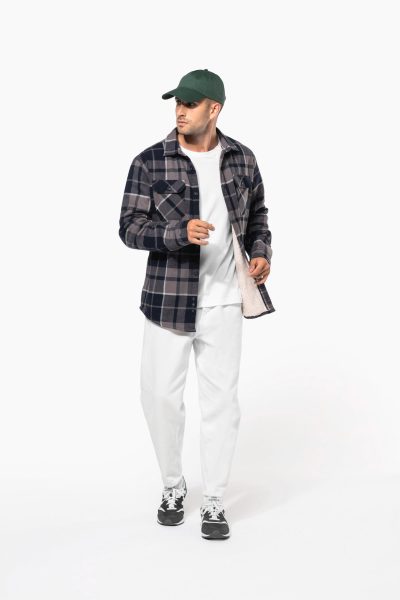 Surchemise à carreaux doublée sherpa homme – Image 12