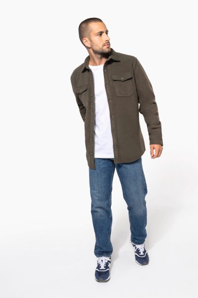 Surchemise polaire doublée sherpa polaire homme – Image 9