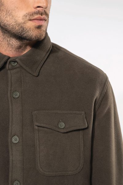 Surchemise polaire doublée sherpa polaire homme – Image 3