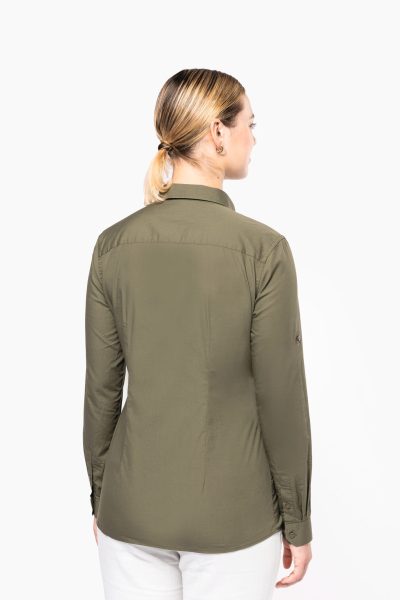 Chemise safari manches longues femme – Image 2
