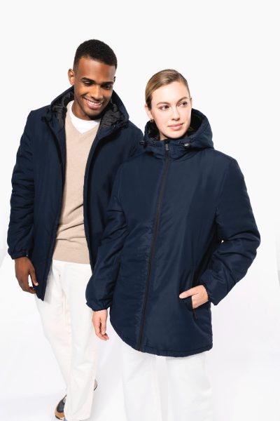 Parka à capuche recyclée unisexe – Image 15