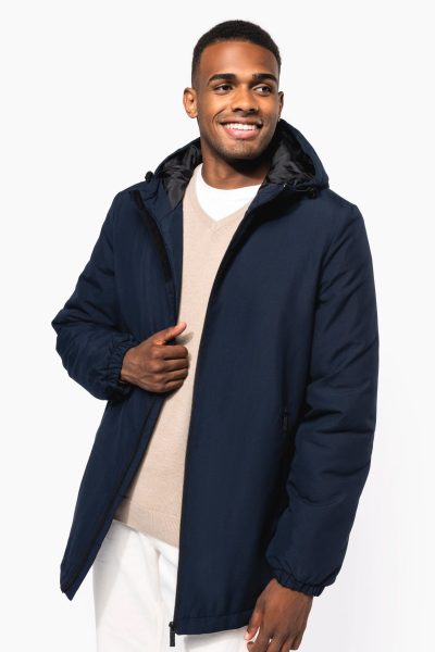 Parka à capuche recyclée unisexe – Image 2