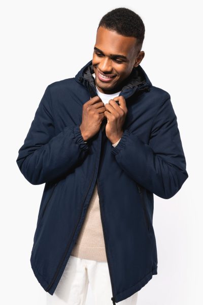 Parka à capuche recyclée unisexe – Image 5