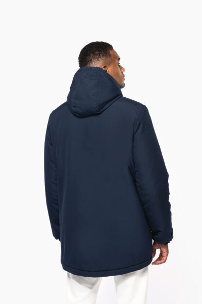 Parka à capuche recyclée unisexe – Image 3