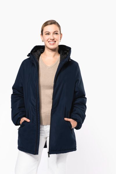 Parka à capuche recyclée unisexe – Image 8