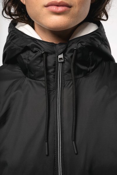 Veste à capuche avec doublure en micropolaire unisexe – Image 6