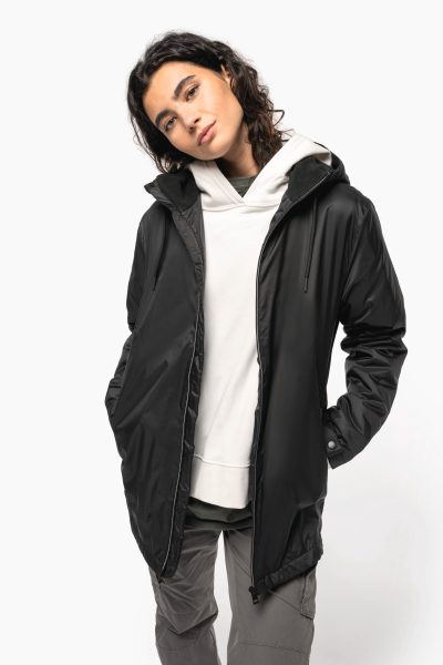 Veste à capuche avec doublure en micropolaire unisexe – Image 4