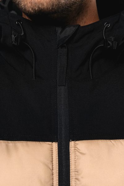 Parka matelassée à capuche bi-ton unisexe – Image 13