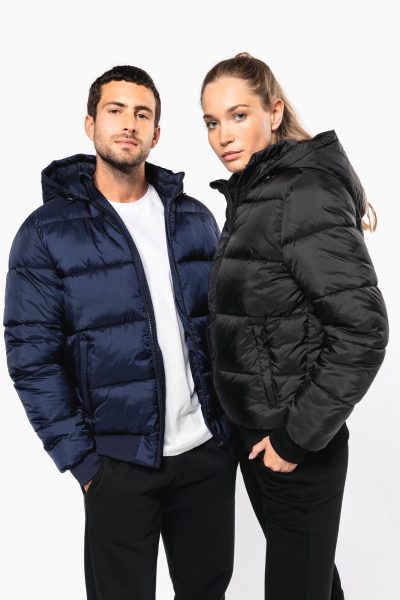 Veste unisexe ripstop recyclée à capuche