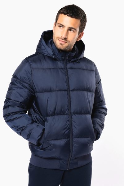 Veste unisexe ripstop recyclée à capuche – Image 2
