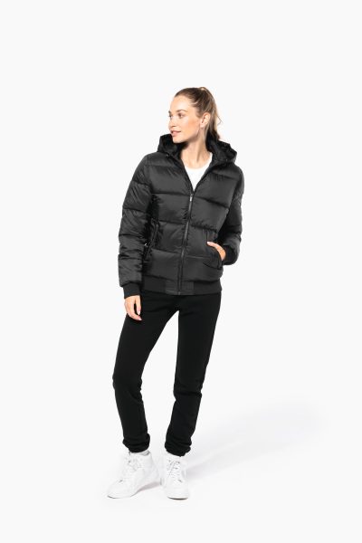 Veste unisexe ripstop recyclée à capuche – Image 9