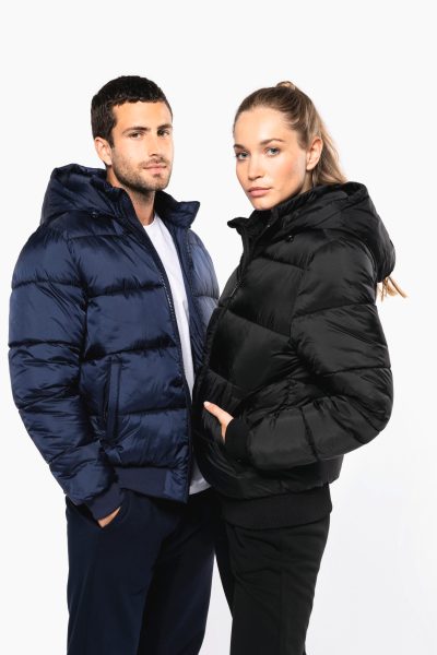 Veste unisexe ripstop recyclée à capuche – Image 11
