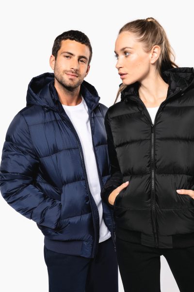 Veste unisexe ripstop recyclée à capuche – Image 12