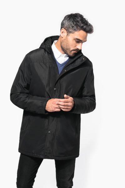 Parka avec capuche amovible homme