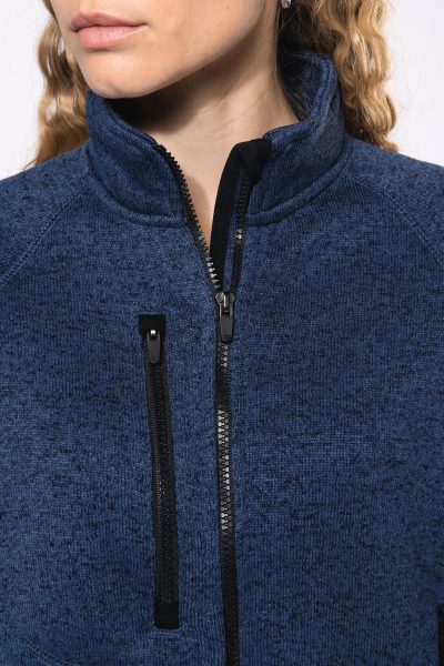 Veste zippée chinée femme – Image 8