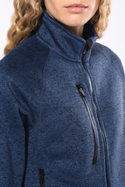 Veste zippée chinée femme – Image 7