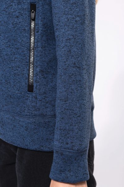 Veste zippée chinée femme – Image 10