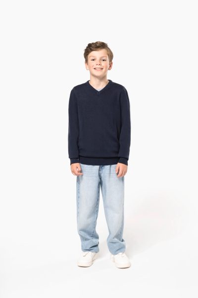Pull col V enfant – Image 6