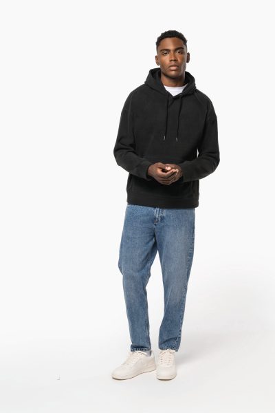 Sweat-shirt à capuche oversize en micropolaire recyclée unisexe – Image 11