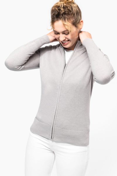 Cardigan zippé femme – Image 3