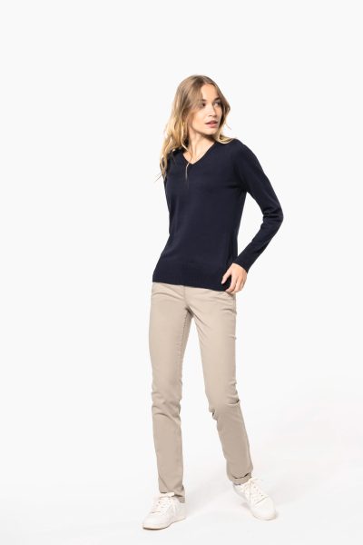 Pull col V femme – Image 8