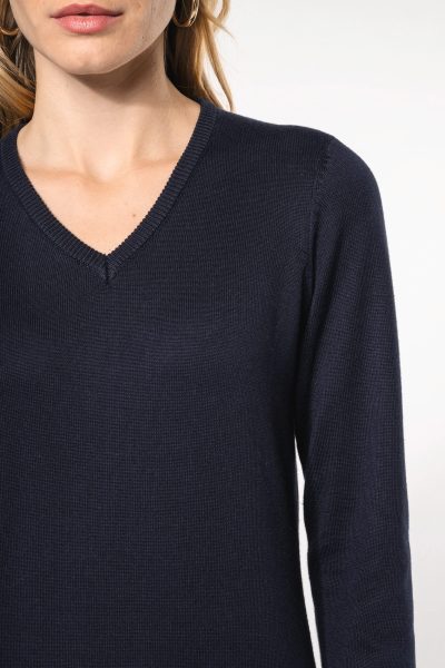 Pull col V femme – Image 3