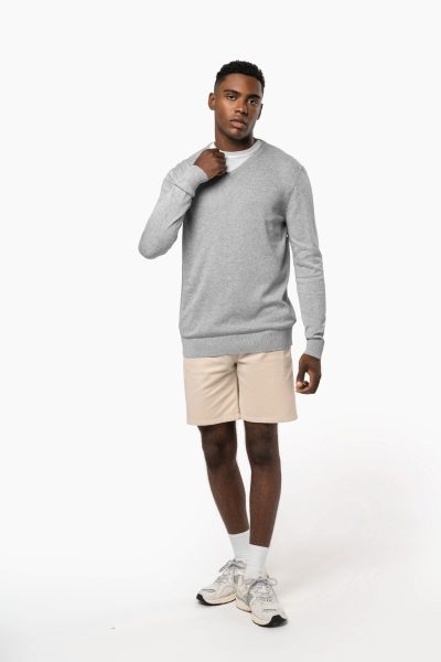 Pull col en V écoresponsable homme – Image 5