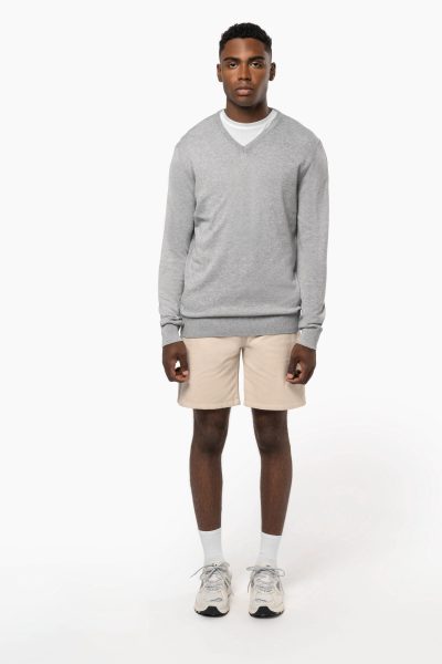 Pull col en V écoresponsable homme – Image 7