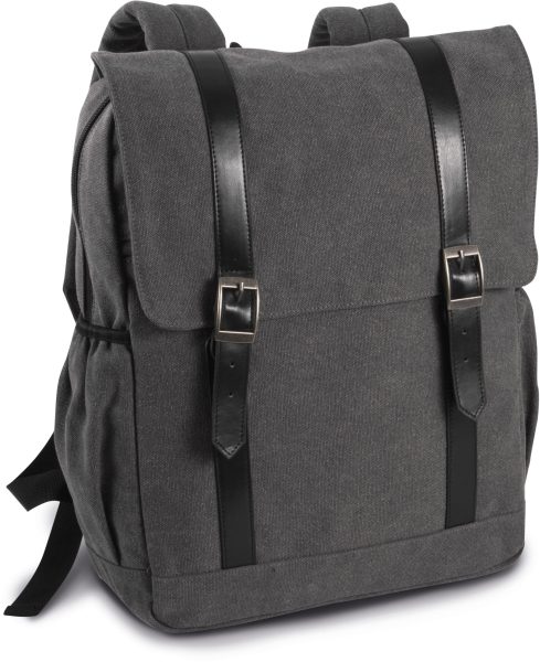 Sac à dos en toile à rabat – Image 4