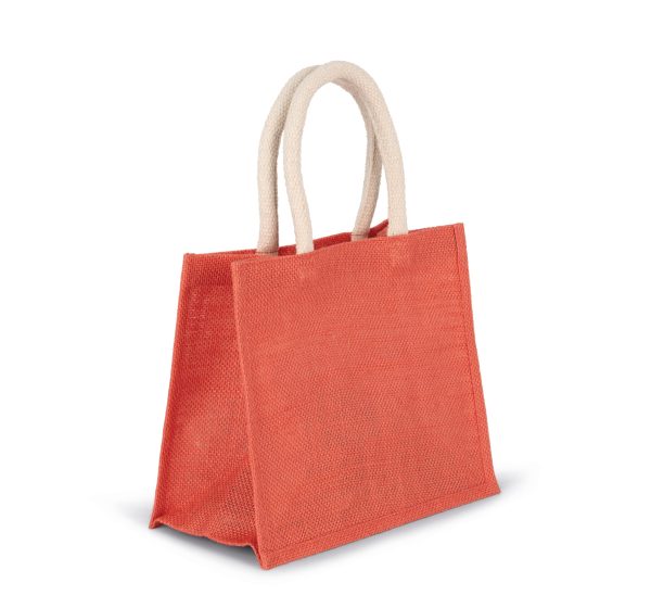 Sac style cabas en toile de jute - modèle moyen – Image 3