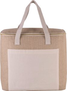 Sac isotherme en jute - grand modèle