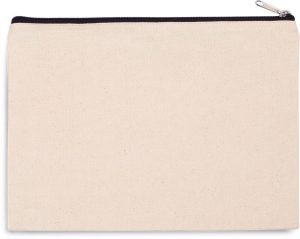 Pochette en coton canvas - grand modèle