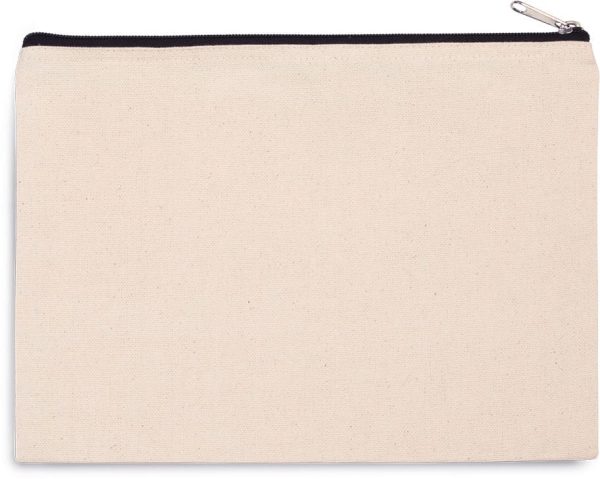 Pochette en coton canvas - grand modèle