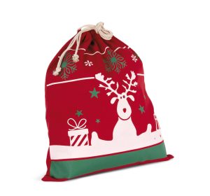 Sac avec cordon motifs de Noël