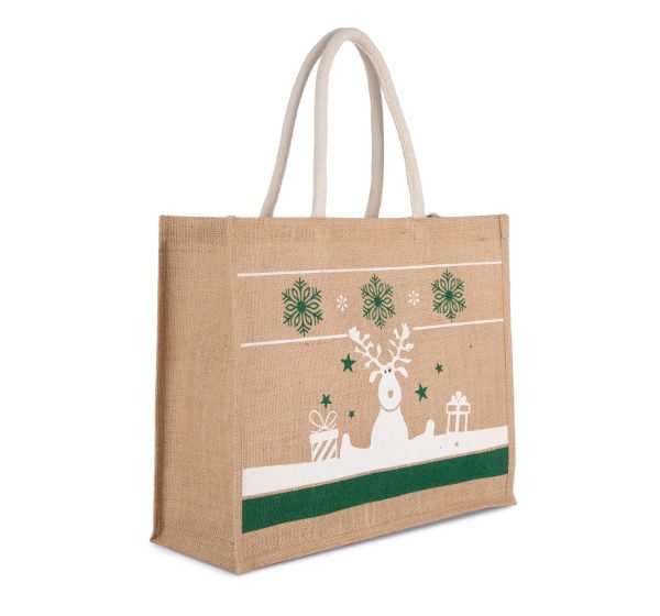 Sac shopping avec motifs de Noël