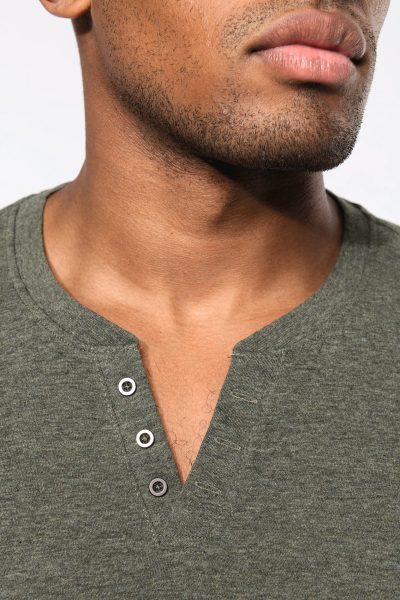 T-shirt écoresponsable henley manches courtes homme – Image 42