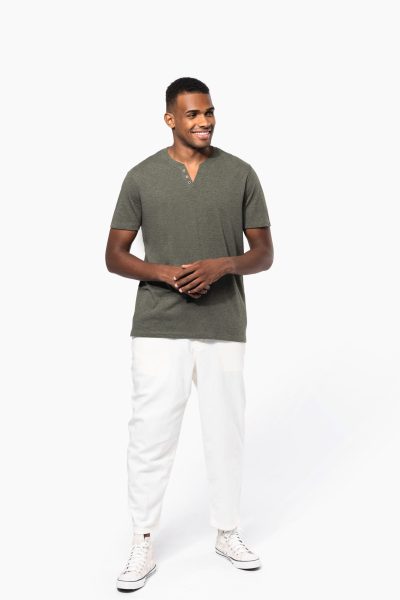 T-shirt écoresponsable henley manches courtes homme – Image 41