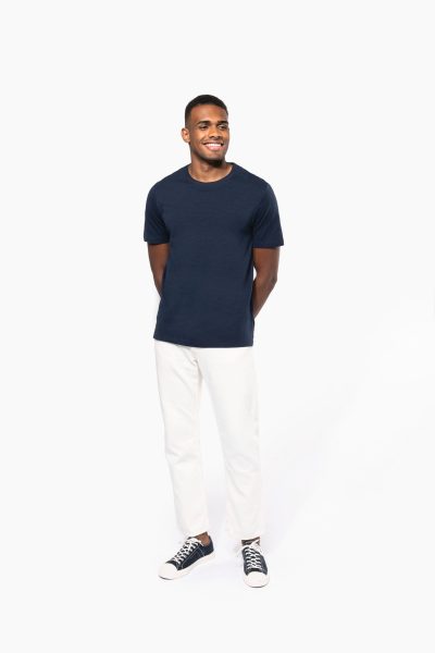 T-shirt slub écoresponsable col rond manches courtes homme – Image 4