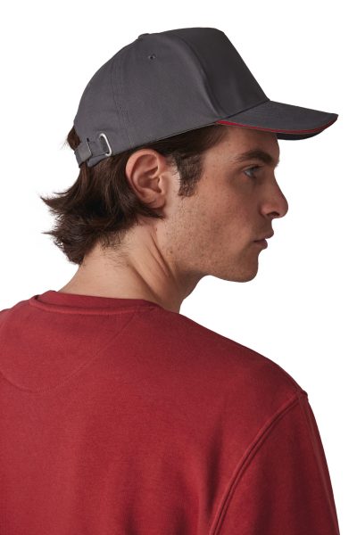 Casquette avec sandwich contrasté - 5 panneaux – Image 5