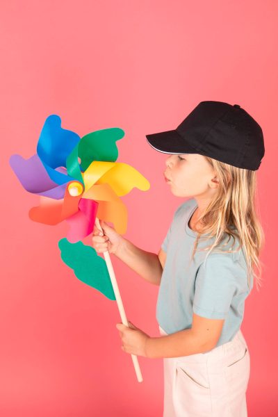 Casquette enfant avec sandwich contrasté - 5 panneaux – Image 3